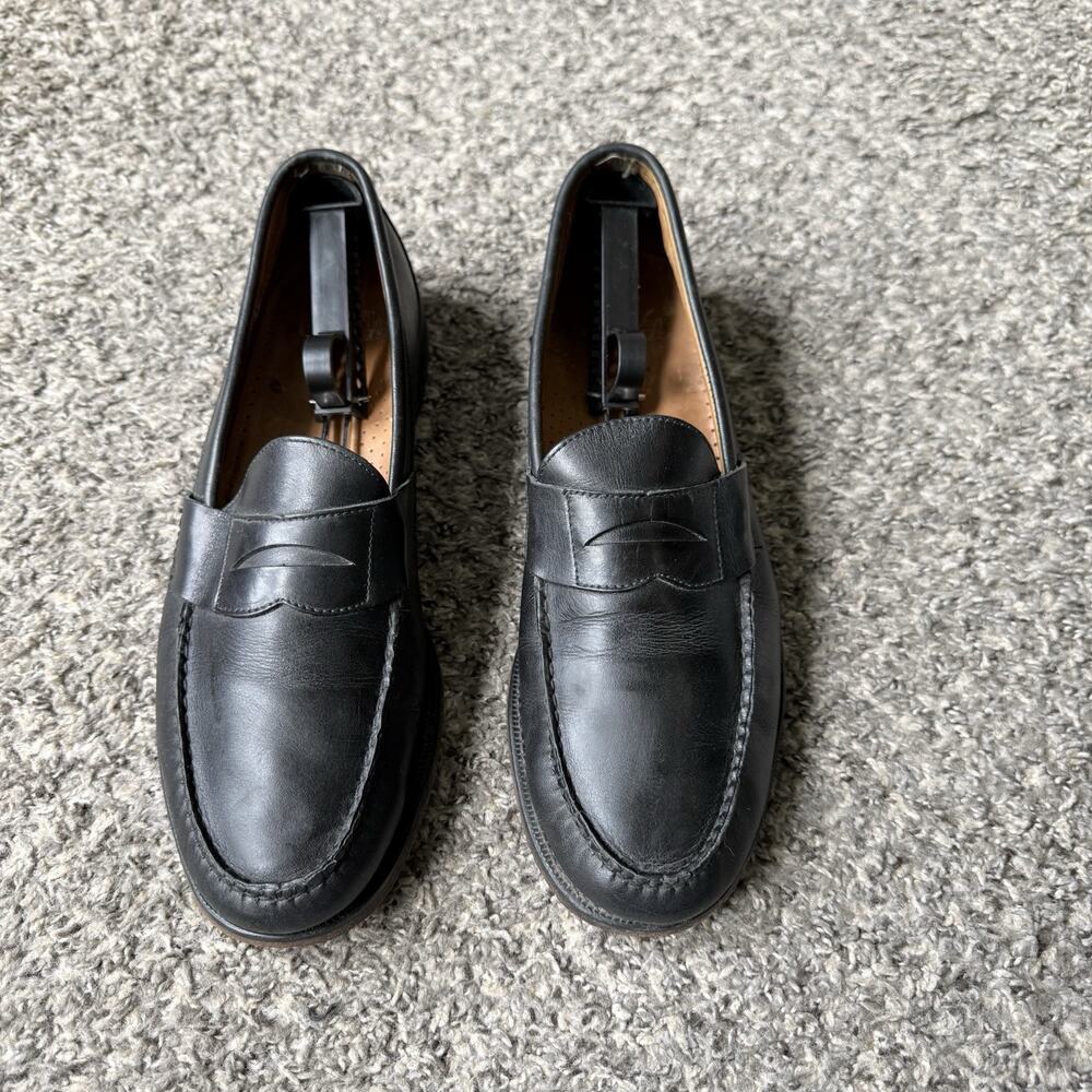 Sebago Hand Sewn Men's Black Leather Penny Loafers Shoe Size 13 A